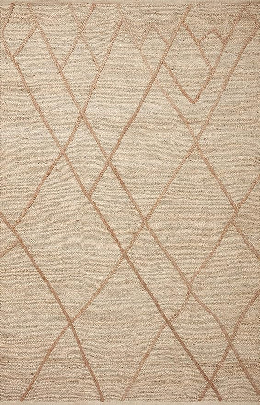Loloi Bodhi Collection BOD-01 Ivory/Natural 2'-6" x 7'-6" Runner Rug