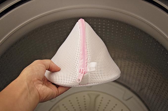 Evriholder Delicate Laundry Bra Wash Bag for Hosiery, Stocking, Underwear, Bra and Lingerie, Intimates, Reusable Travel Wash Bag, White