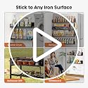 16.9 Inch Large Capacity Magnetic Spice Rack for Ref - Image 8