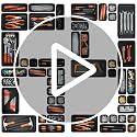 A-LuGei 【𝗠𝗶𝗹𝗶𝘁𝗮𝗿𝘆 Grade】 Tool Box Organizer Garage - Image 8