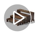 2 Set Wooden Tiered Risers Display Stands for Vendor - Image 8