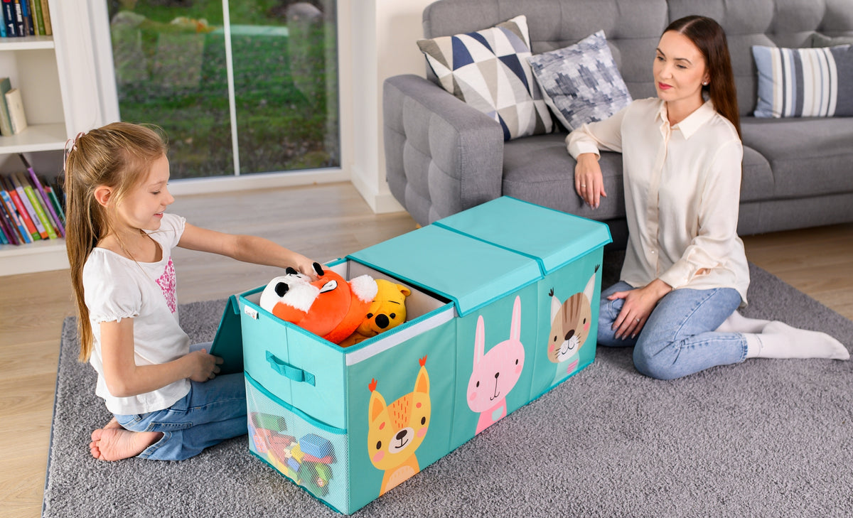 SoftOwl Extra Large Toy Storage Organizer with Lid - Image 7