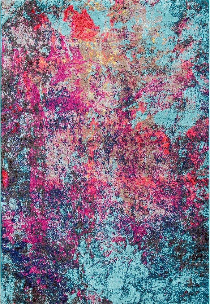 nuLOOM Reva Colorful Abstract Accent Rug, 3x5, Multi