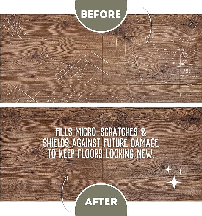 Quick Shine Hardwood Floor Luster-Polish 64oz-4pk | Plant-Derived w/Carnauba | Safer Choice, No PFAS, pH Neutral | Ready to Use Formula w/Anti-Slip Technology | Simply Squirt & Spread | Made in USA
