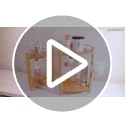 GOBAM Bamboo Shower Corner Caddy, Medium - 2 Tier Bathroom - Image 8