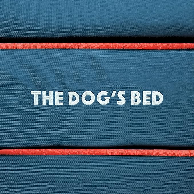 The Dog’s Bed Orthopedic Memory Foam Dog Bed, Large Blue & Red Trim UK Center Flag, Pain Relief for Arthritis, Hip & Elbow Dysplasia, Post Surgery, Supportive, Calming, Waterproof Washable
