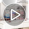 caktraie Acrylic16-Drawer Storage & Makeup Organizer for Desk - Image 8