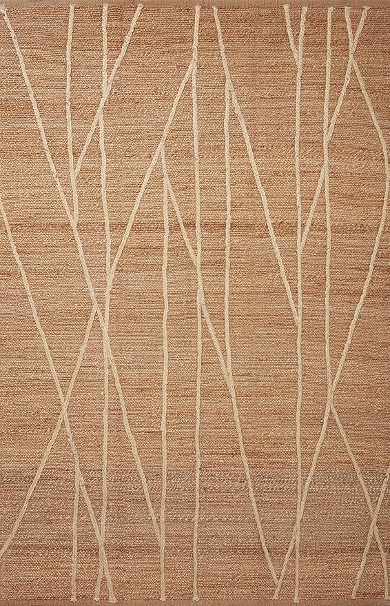 Loloi Bodhi Collection BOD-03 Natural/Ivory 2'-0" x 5'-0" Accent Rug