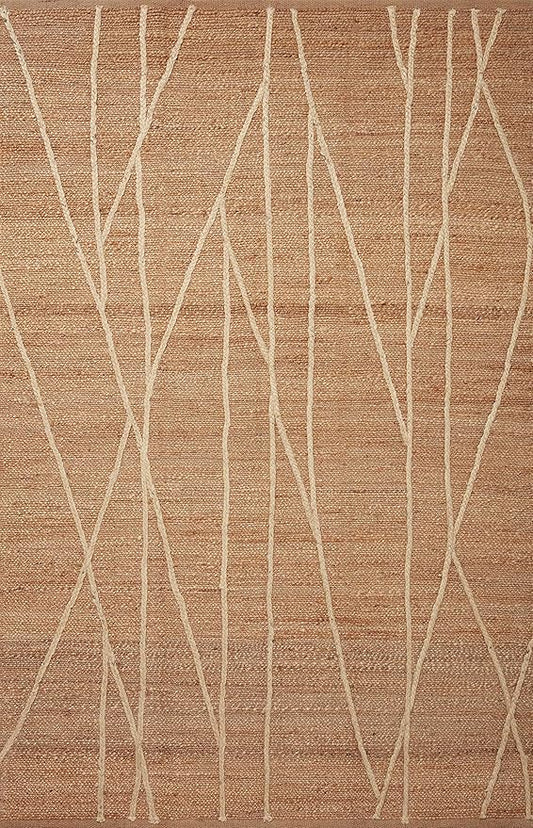 Loloi Bodhi Collection BOD-03 Natural/Ivory 2'-6" x 7'-6" Runner Rug