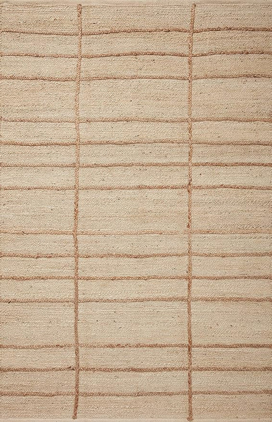 Loloi Bodhi Collection BOD-04 Ivory/Natural 2'-6" x 7'-6" Runner Rug