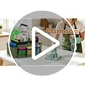 PGmoon Foldable Cleaning Caddy with Rotate Handle - Image 8