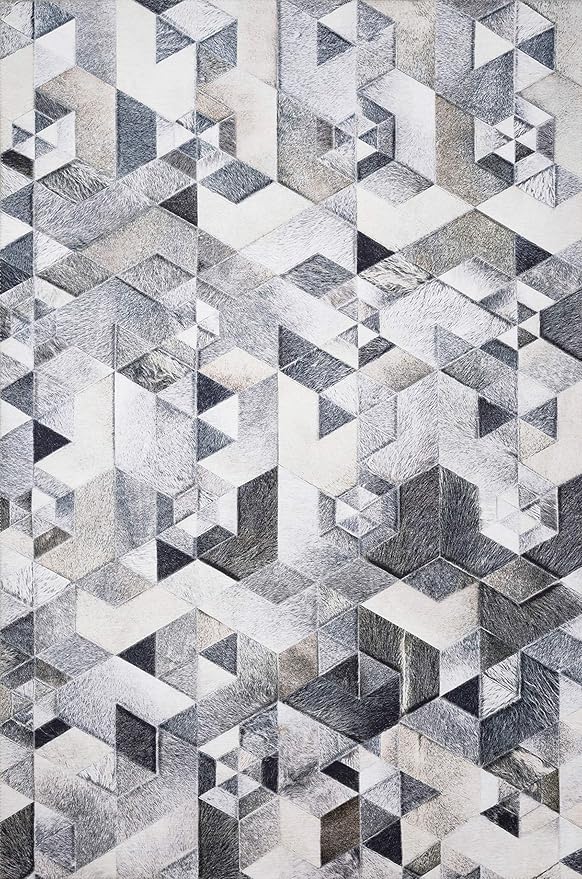 Loloi Maddox Collection MAD-03 Grey/Ivory 2'-3" x 3'-9" Accent Rug