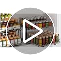RCHYFEED 2 Tier Pull Out Spice Rack Organizer for Cabinet,9.5" - Image 8