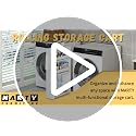 MARTY Slim Rolling Storage Cart, Wood Utility Kitche | All Products - Image 8