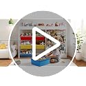 50.6"W x 39.4"H Toy Storage Organizer with 153L Stuffed Animal - Image 8