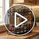 2 Pack Pull Out Spice Rack Organizer for Inside Kitchen Cabinets - Image 8