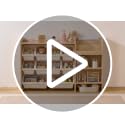 3-in-1 Montessori largeToyStorageBox withKidsBookshelf - Image 8