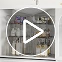 Vtopmart 3 Pack Clear Stackable Storage Drawers,Easy to Assemble - Image 8