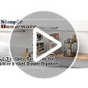 Simple Houseware 2-Tier Spice Rack Slide Out Wire Basket Drawer - Image 7