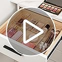 Vtopmart 10 Pack Clear Drawer Organizer Bins, 4 Sizes Makeup - Image 8