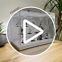 LED Acrylic Display Case for Collectibles, Cordless Power - Image 8