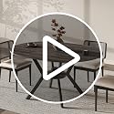 42"-58" Extendable Round Dining Table for 4-6 with Built-in Flip - Image 8