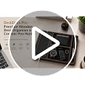 Desk Organizer Tray for Men with Ceramic Pen Holder, | All Products - Image 8
