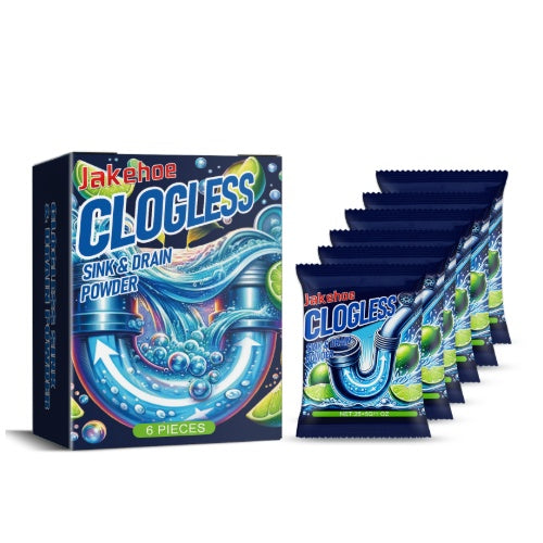 Drain Cleaning Powder – Kitchen & Toilet Pipe Unclogger with Lemon Deodorizer | Fixory911